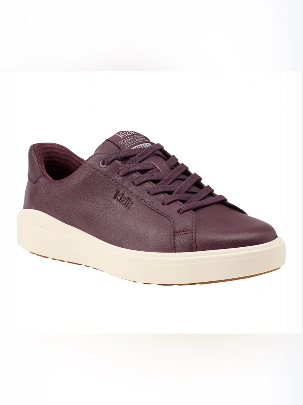 NWOT KIZIK Vegas 2 Women's Lace Up Shoes Traditional Mauve Wine/Pristine SZ 9.5